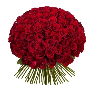 Букет из 101 красной розы – символ бесконечной страсти Еманжелинск Челябинская область