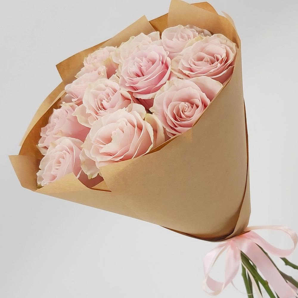 Букет из 11 розовых роз – нежность в каждом лепестке Еманжелинск Челябинская область