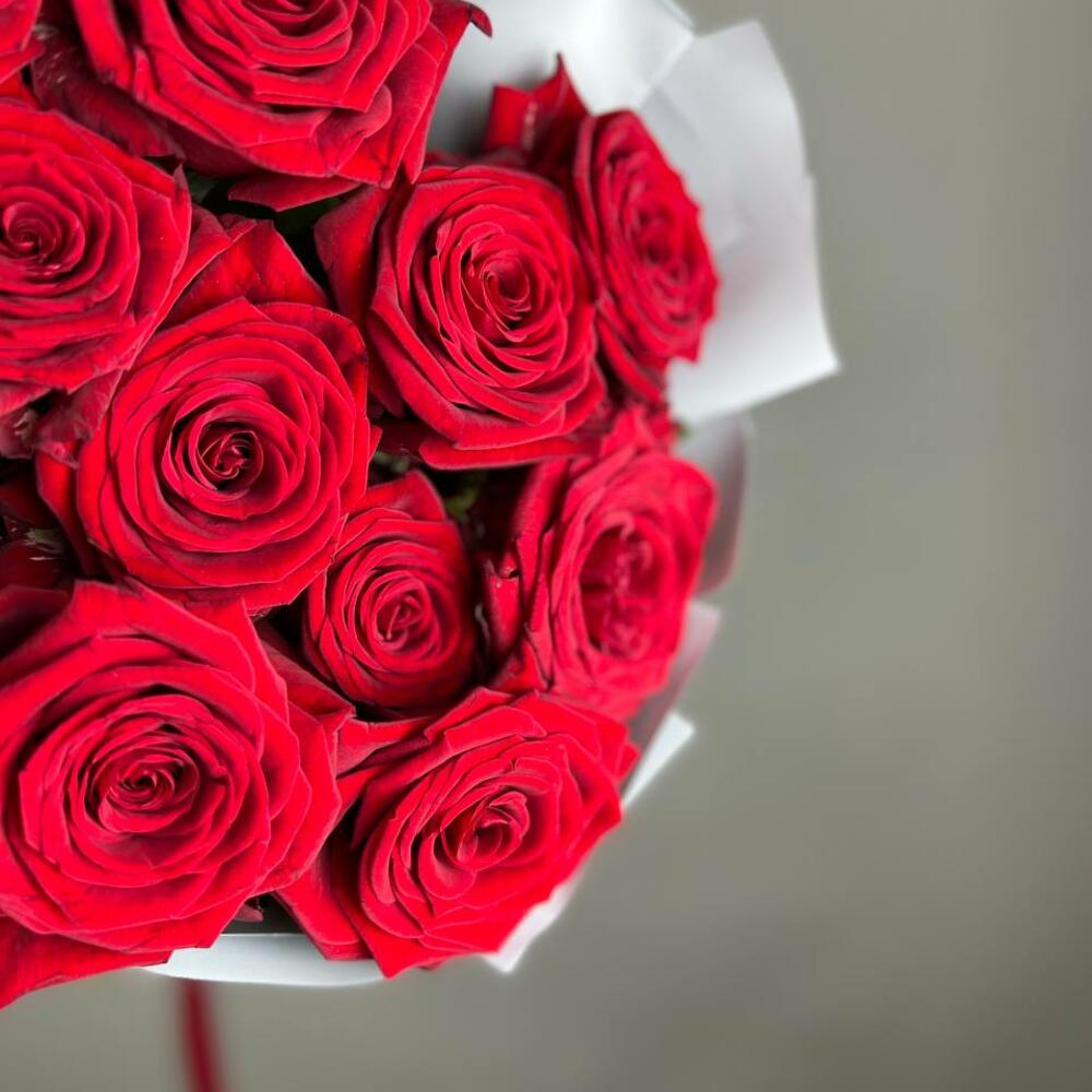 «Королевский бархат» – 25 роскошных красных роз из Эквадора  Еманжелинск Челябинская область
