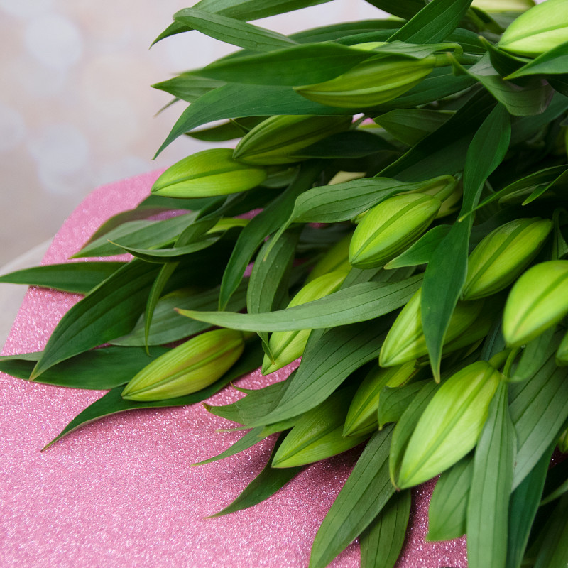 Изысканный букет из 15 свежих лилий – королевский подарок Еманжелинск Челябинская область